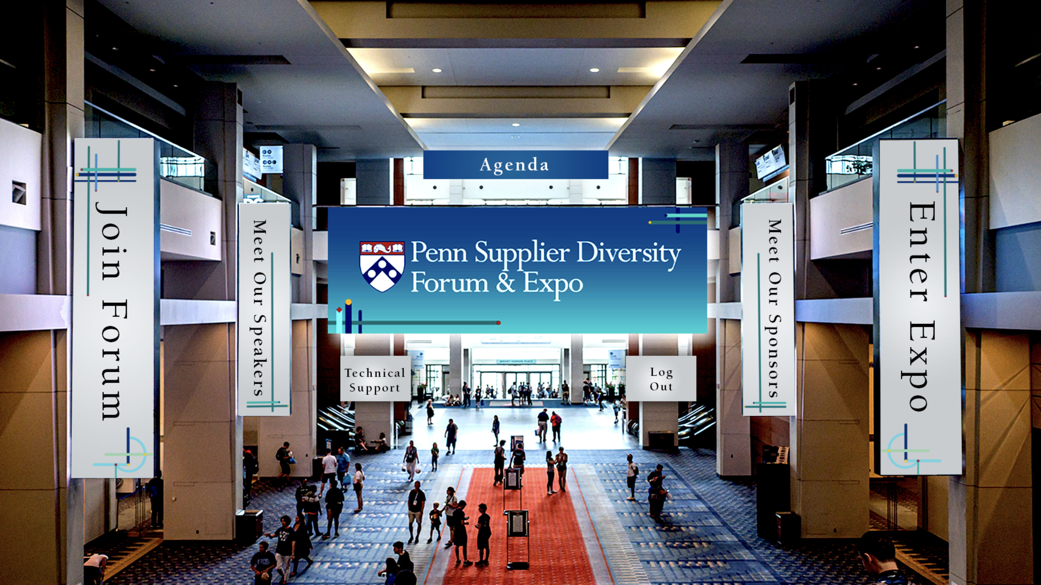 Penn Supplier Diversity Forum & Expo virtual lobby