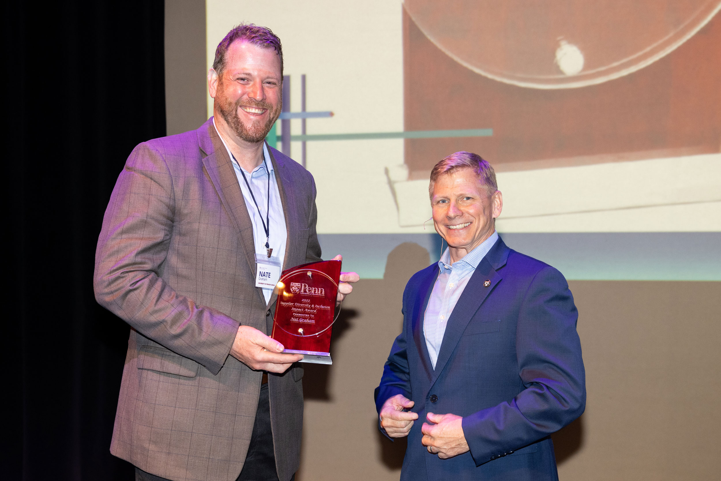 2022 Supplier Diversity Impact Award Presented to Nat Graham
